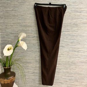 TRIBELLA - Size 12 - Dark Brown Career Pants/Trousers - EUC!